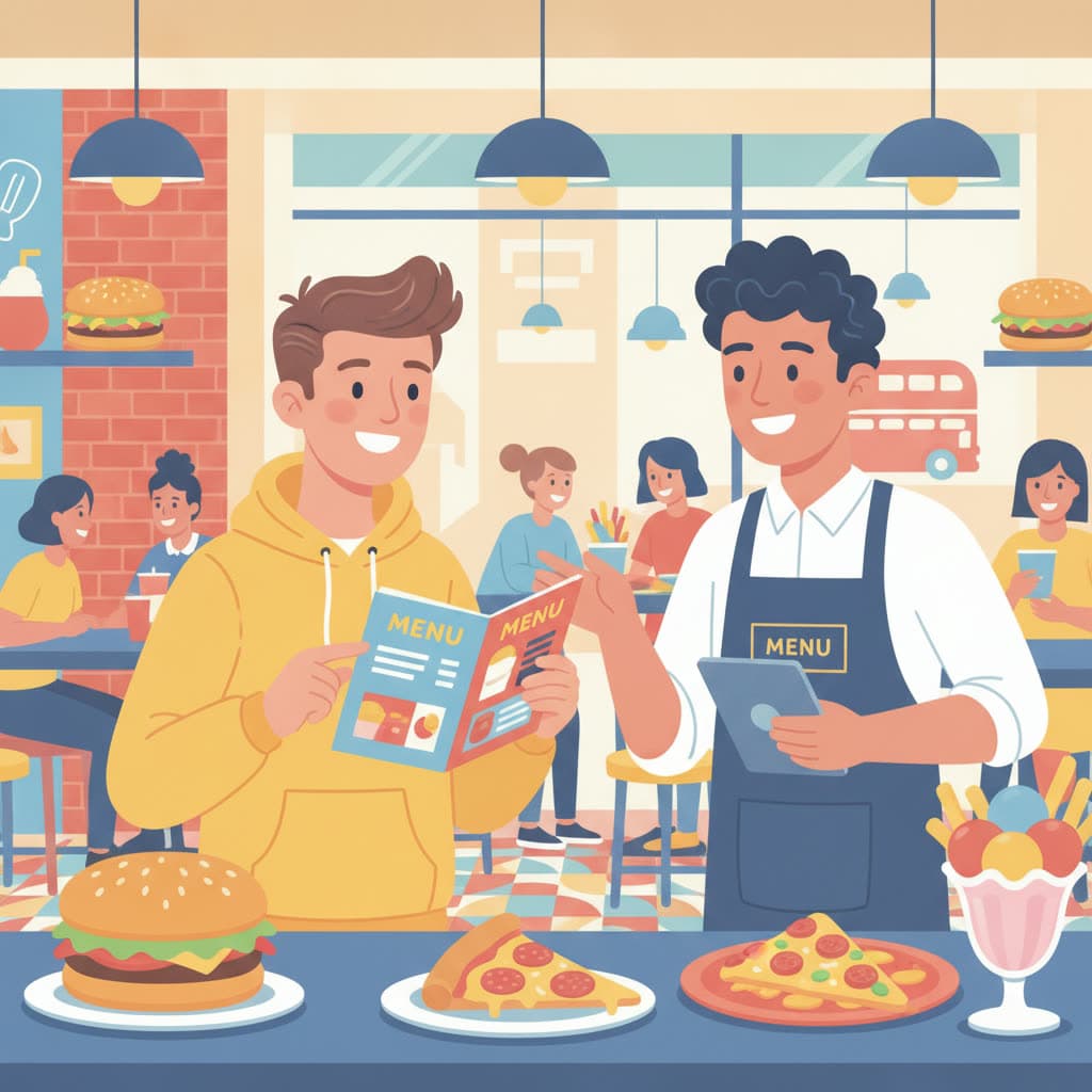 Food & Ordering at a Restaurant